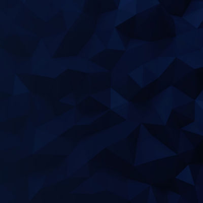 Geometric shapes on a dark blue background