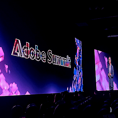 Adobe Summit stage