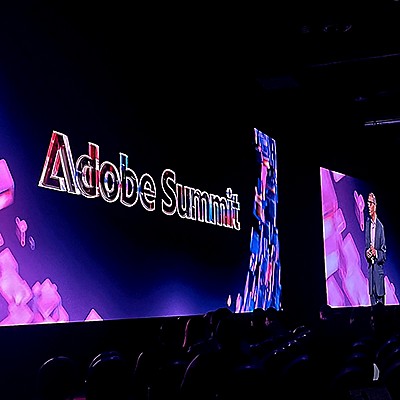 The Adobe Summit stage