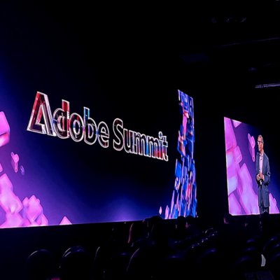 The Adobe Summit stage