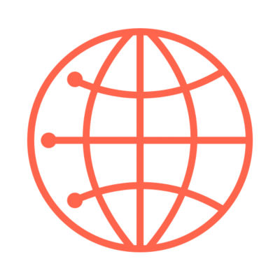 Globe icon to represent link to Merkle China website