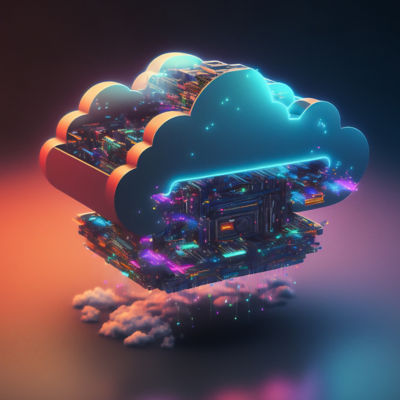 cloud with software inside of it