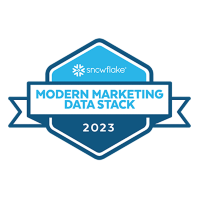 Modern Marketing Data Stack Snowflake partner badge