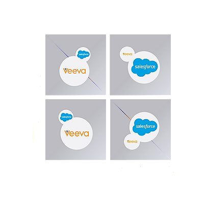 Veeva and salesforce infographic.
