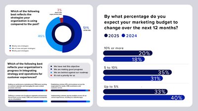 Chart showing sample of insights from the CMO Navigator