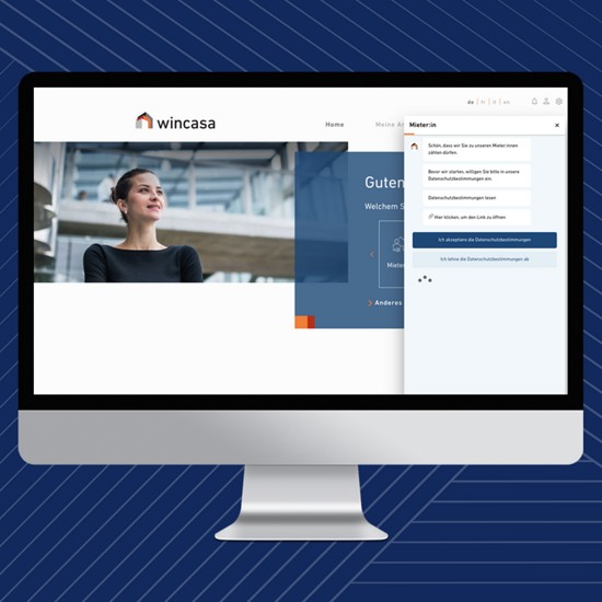 Screen start chatbot